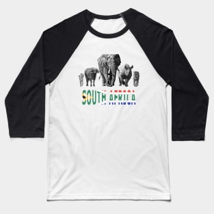 South Africa Wildlife Big Five for South Africa  Safari Fans Baseball T-Shirt